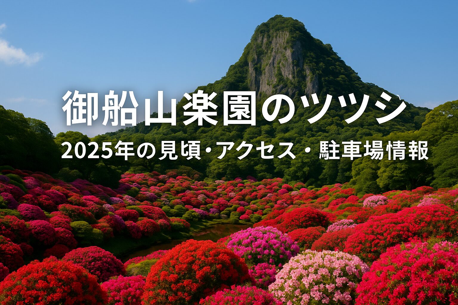 【2025年版】御船山楽園ツツジ完全ガイド｜開花状況・アクセス・駐車場情報まとめ！