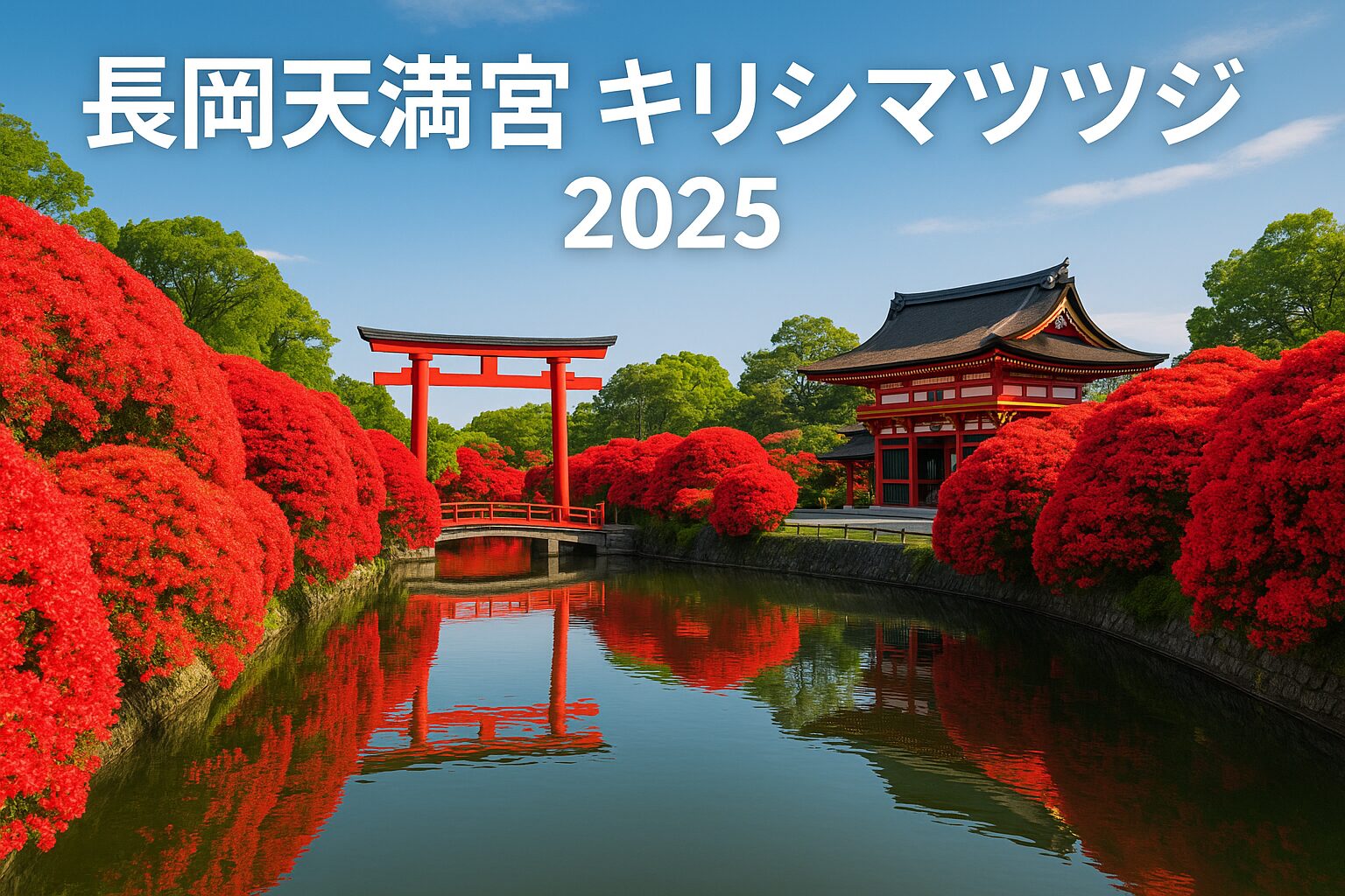 【2025年版】長岡天満宮のキリシマツツジ開花状況・見頃情報！アクセス・駐車場も徹底ガイド
