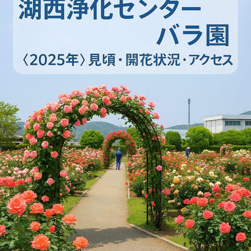【2025年版】湖西浄化センターバラ園の見頃・開花状況・アクセス完全ガイド