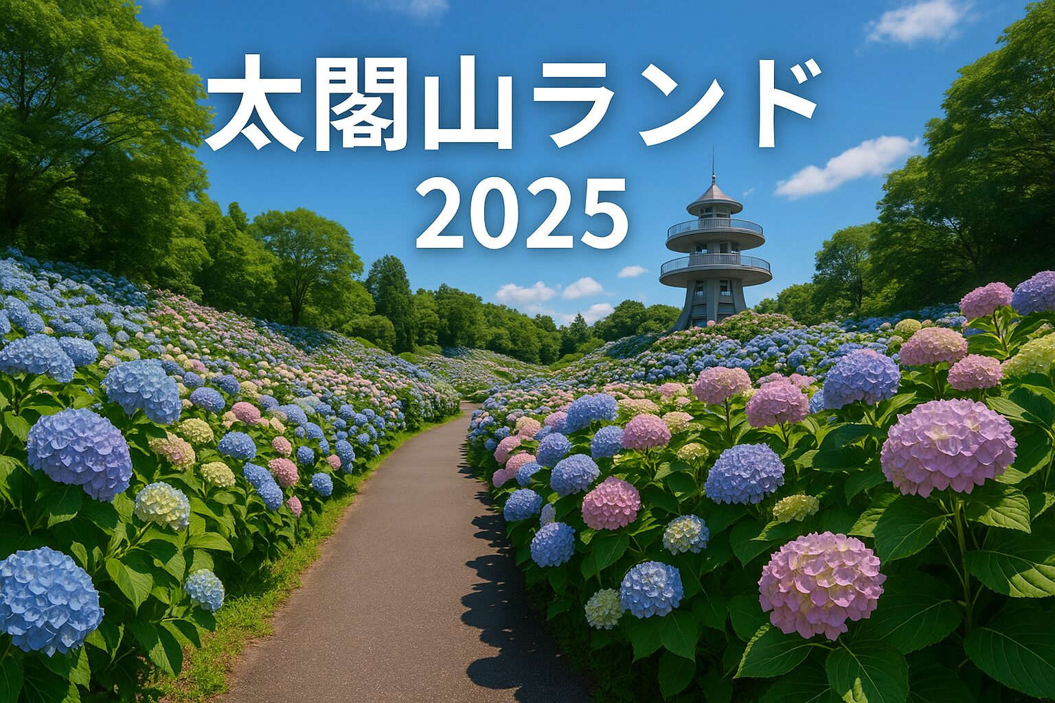 【2025年最新版】太閤山ランドのあじさい見頃＆開花情報｜アクセス・駐車場も完全ガイド