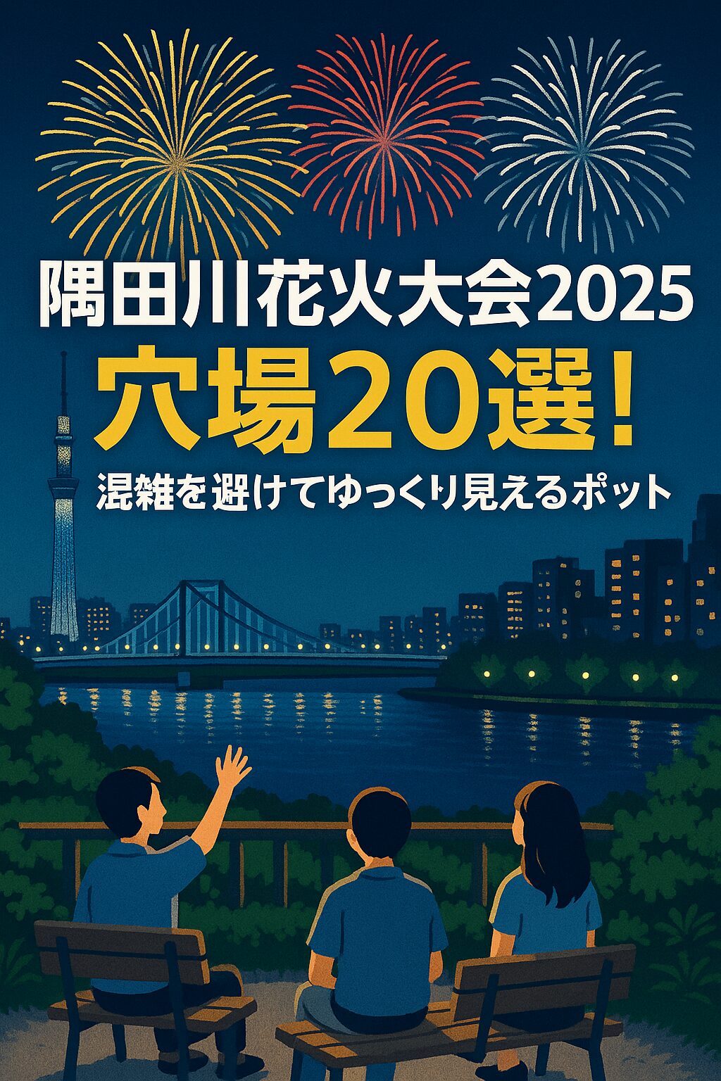 隅田川花火大会2025：混雑回避！地元民が教える穴場＆予約席ガイド