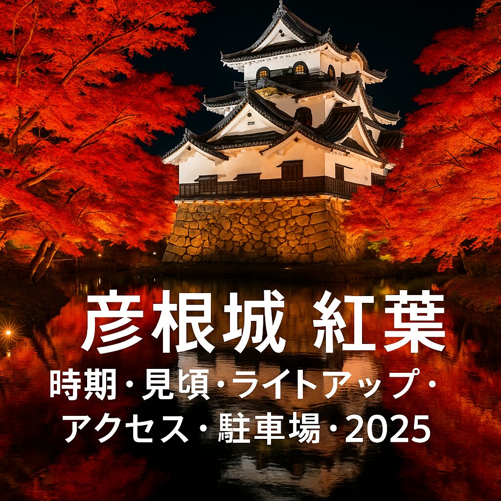【2025年版】彦根城の紅葉ガイド｜見頃・ライトアップ・駐車場・アクセス完全まとめ