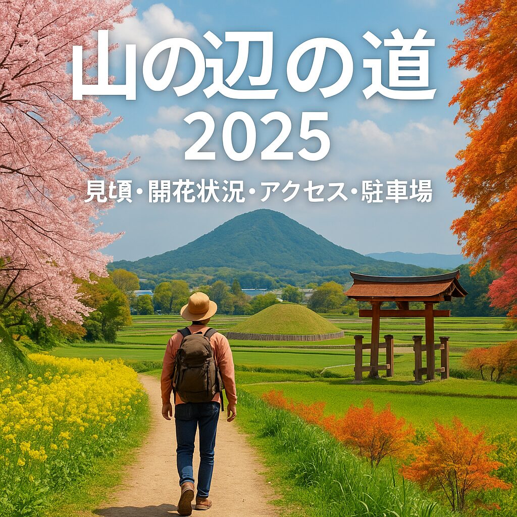 【2025年版】山の辺の道の見頃・開花状況・アクセス・駐車場ガイド