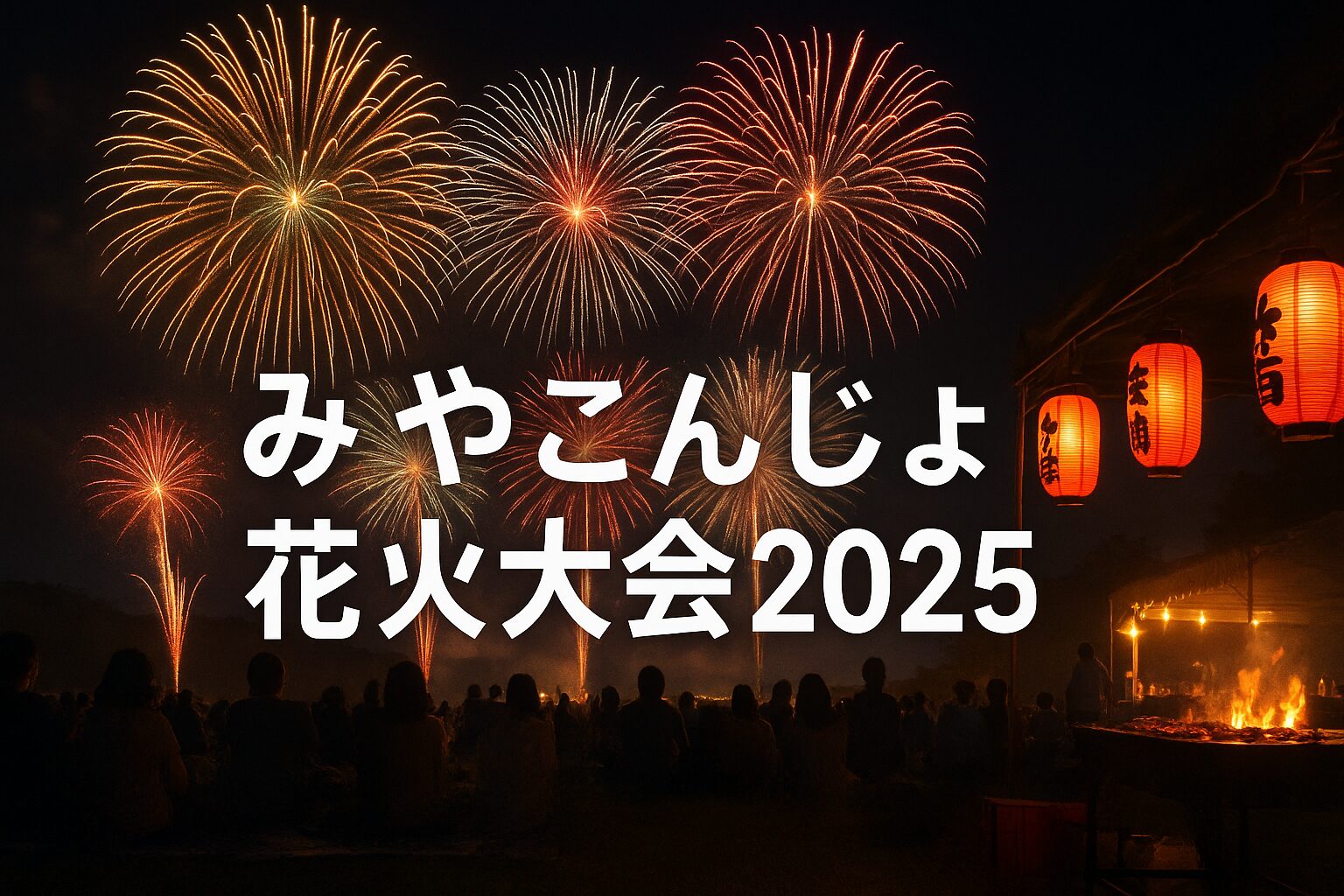 【2025年最新版】みやこんじょ花火大会の日程・時間・混雑回避完全ガイド