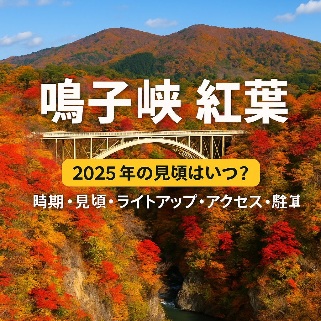 【2025年最新】鳴子峡の紅葉完全ガイド｜見頃・アクセス・駐車場・ライトアップ情報まで徹底解説！