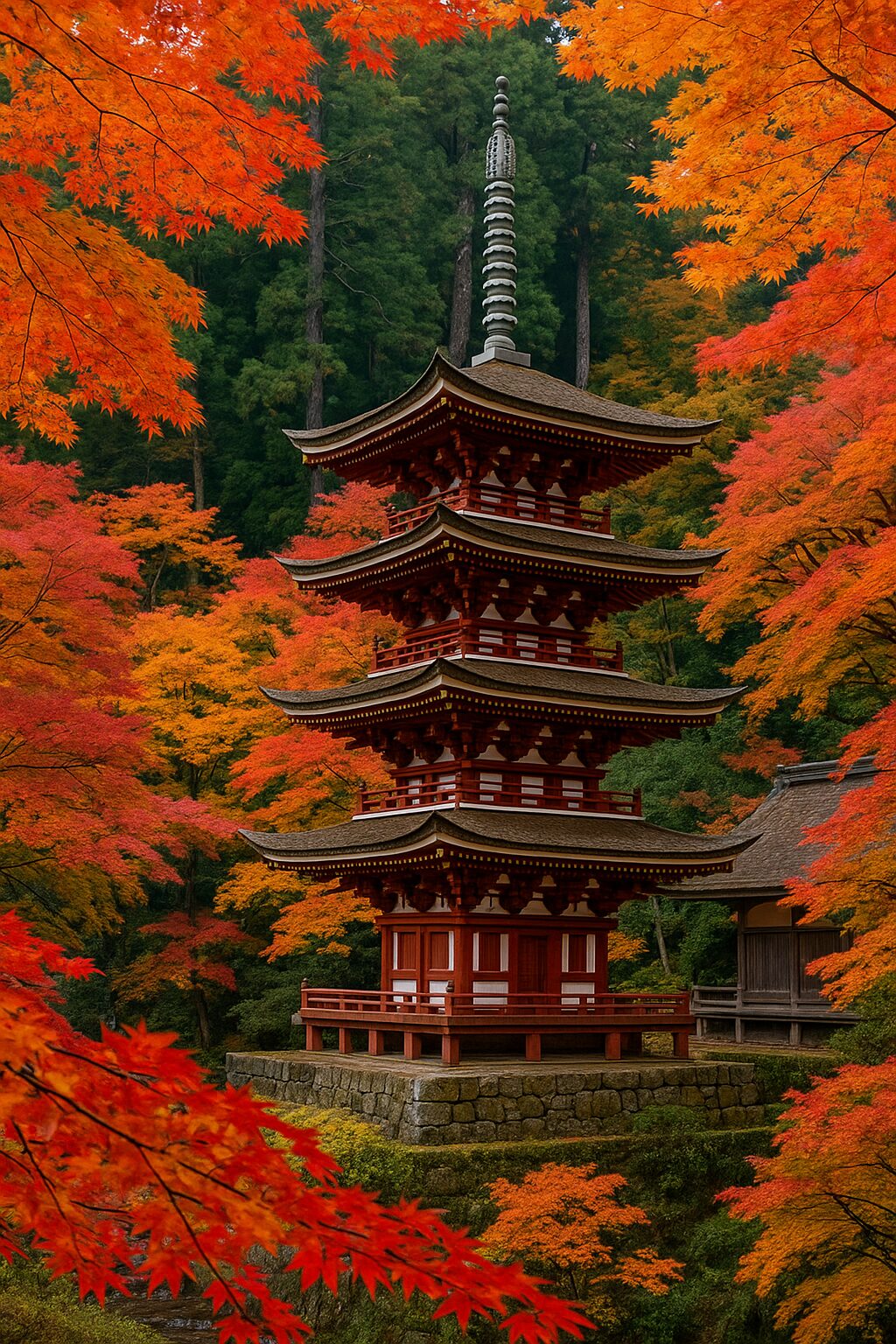 【2025年最新】室生寺の紅葉見頃・ライトアップ完全ガイド！アクセス・駐車場も紹介