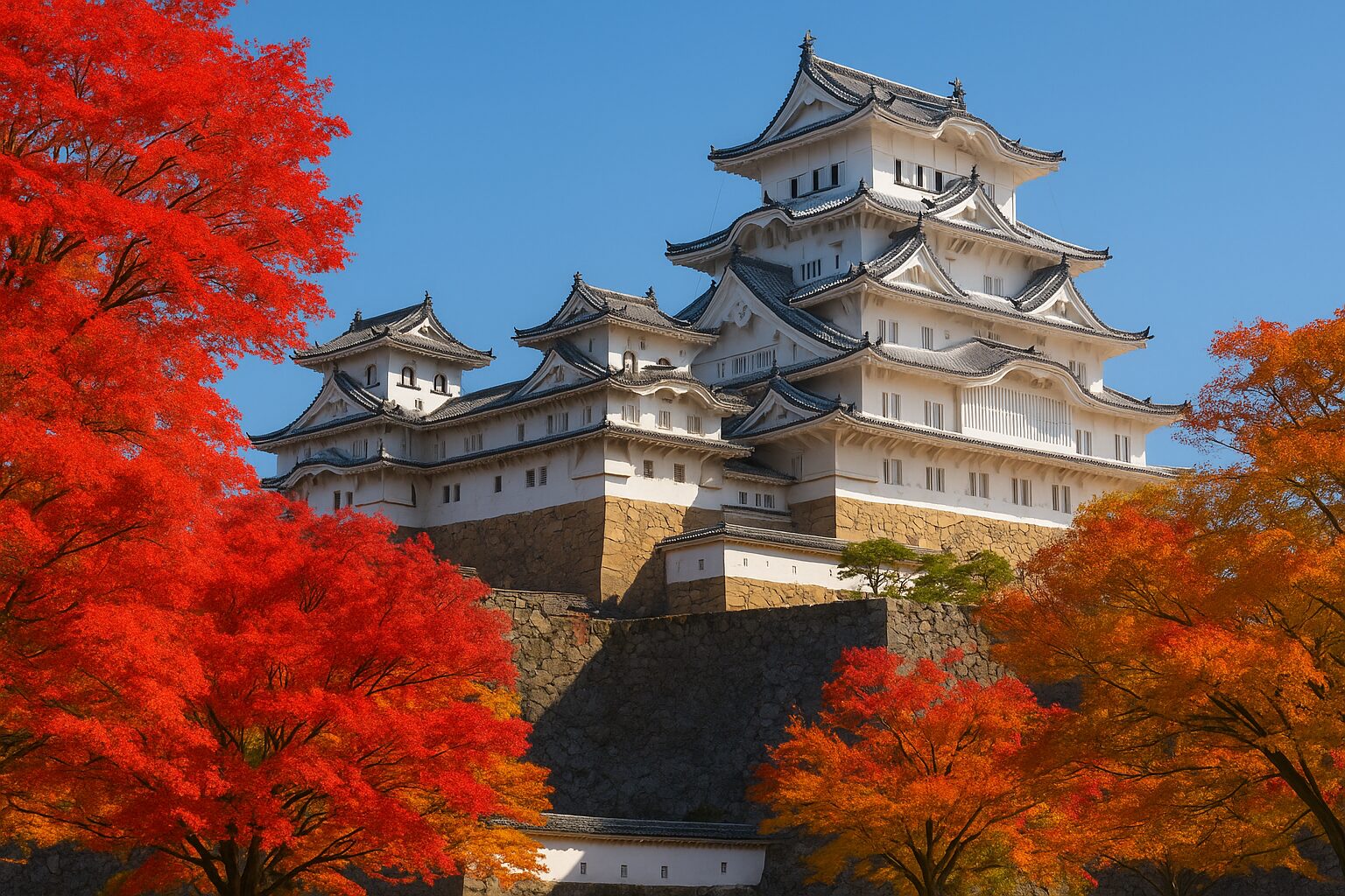 姫路城の紅葉いつが見頃?2025年の絶景&アクセス・駐車場まとめ