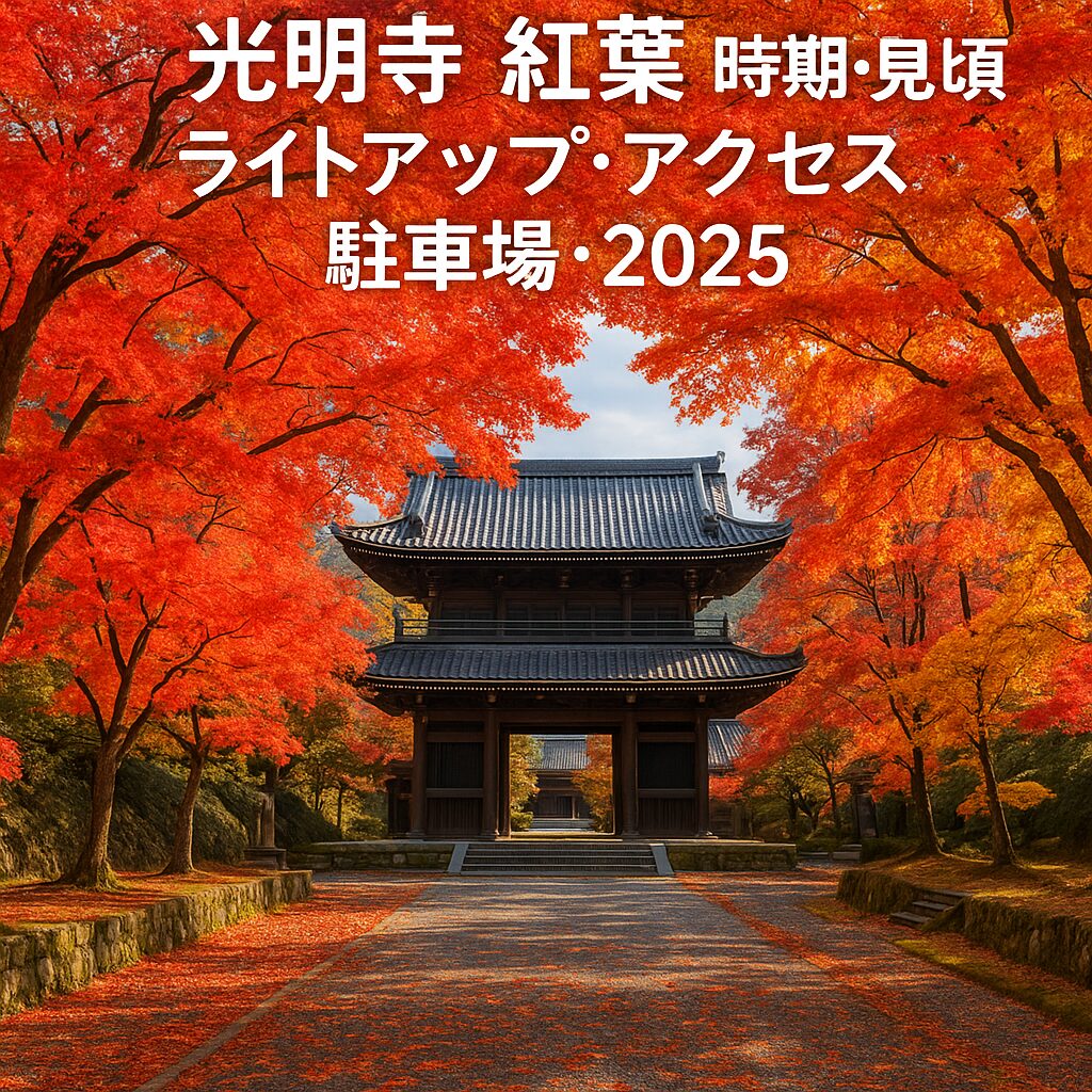 【2025年版】光明寺の紅葉完全ガイド｜見頃・アクセス・駐車場・ライトアップまで徹底解説！