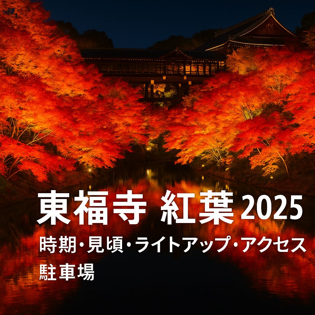 【2025年版】東福寺の紅葉完全ガイド！見頃・ライトアップ・アクセス・混雑回避まで徹底解説