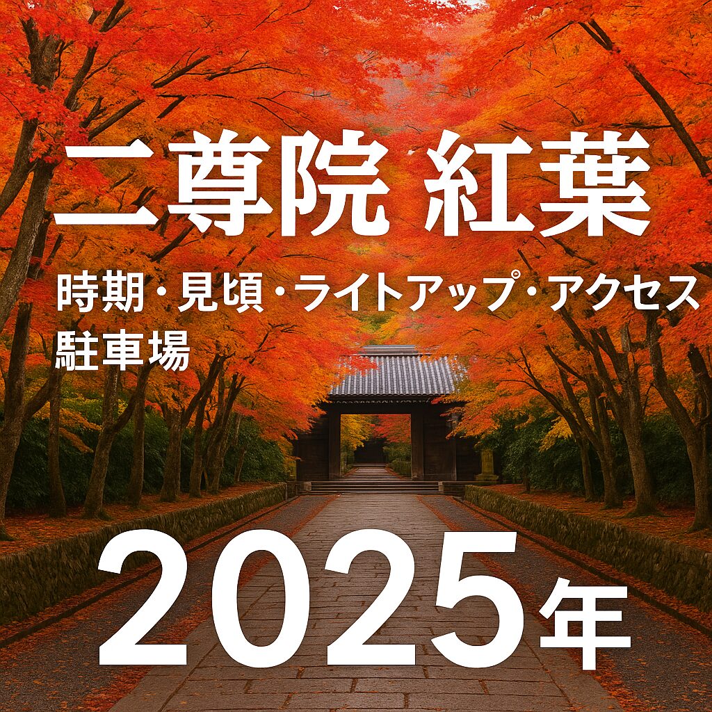 【2025年最新】二尊院の紅葉見頃・アクセス・混雑情報まとめ！