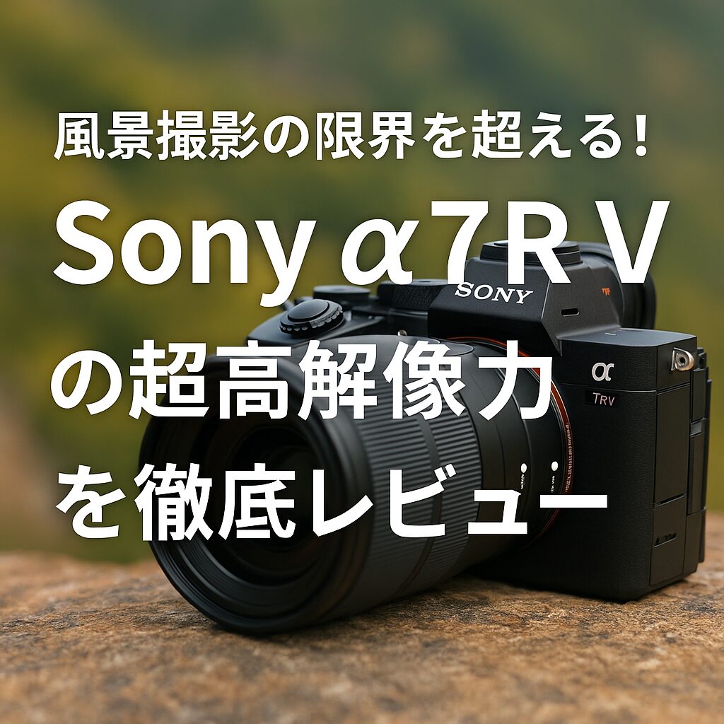 風景写真の限界を超える！Sony α7R Vの超高解像力を徹底レビュー