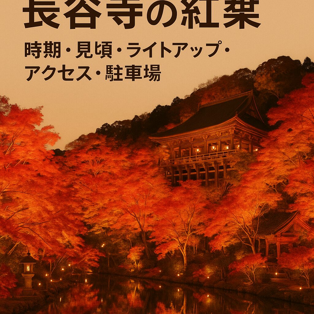 【2025年完全版】長谷寺の紅葉ガイド｜見頃・ライトアップ・アクセス全まとめ