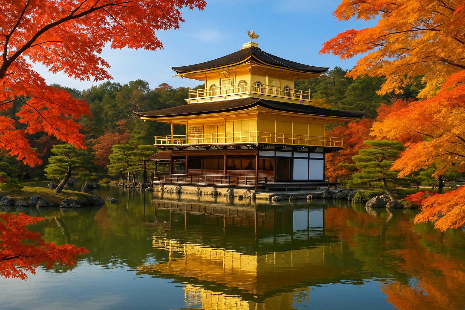 【2025年版】金閣寺の紅葉完全ガイド｜見頃・ライトアップ・アクセス・駐車場情報を徹底解説！