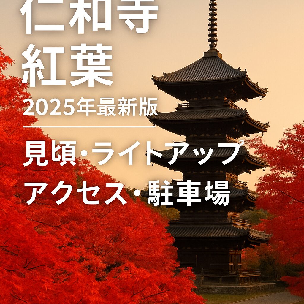 【2025年完全版】仁和寺の紅葉ガイド｜見頃・ライトアップ・アクセス徹底解説