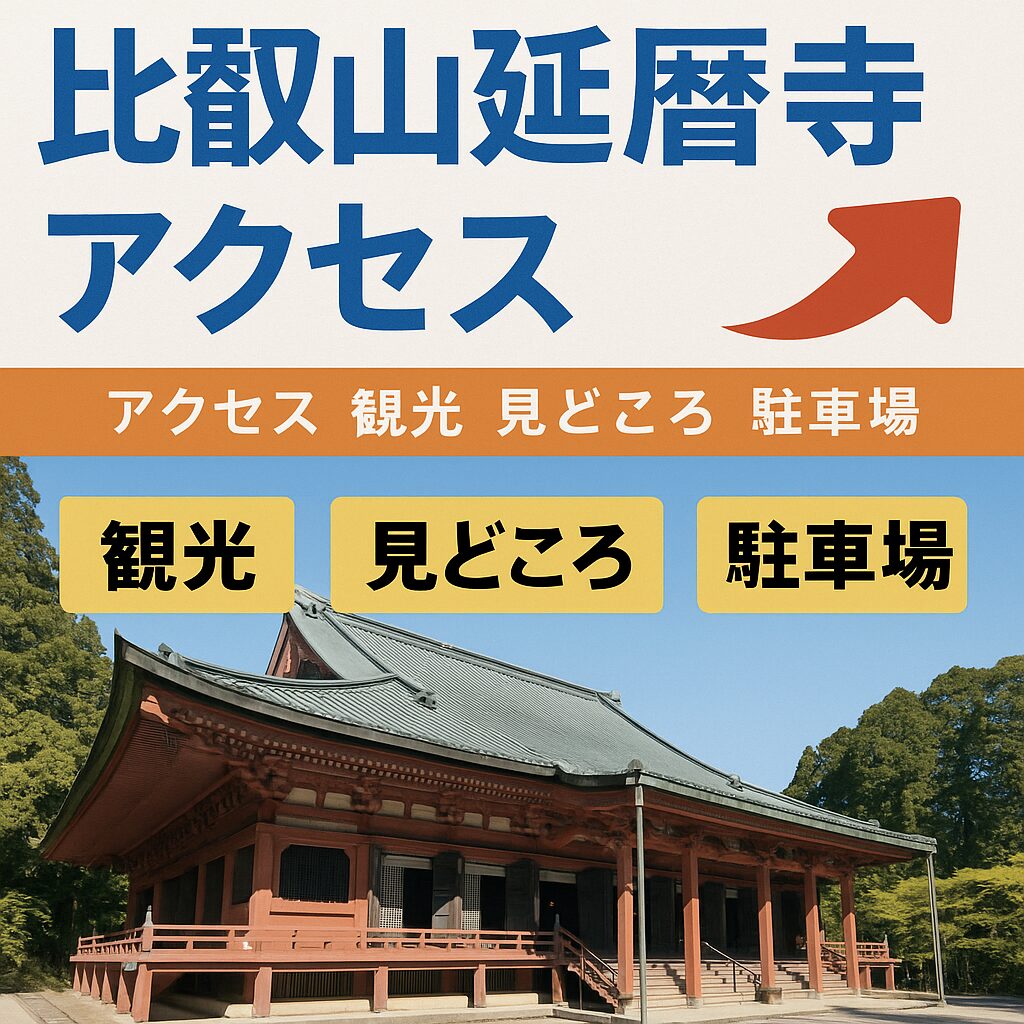 比叡山延暦寺の見どころ完全ガイド｜アクセス・駐車場・観光ルートを徹底解説！