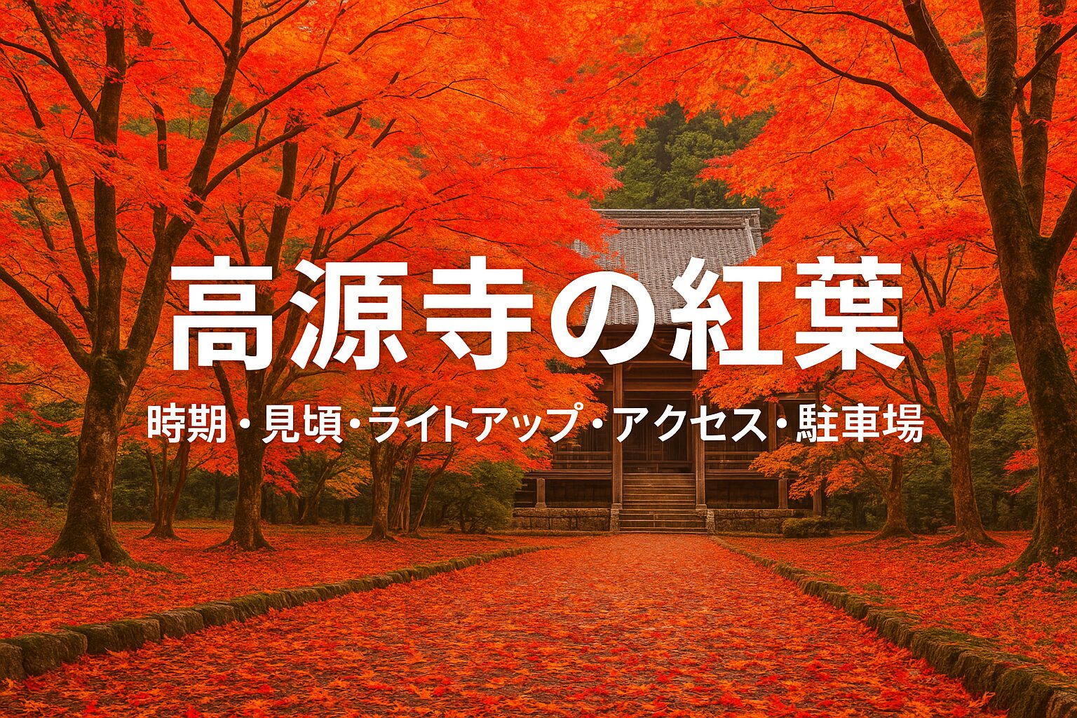 【2025年最新】高源寺の紅葉完全ガイド｜見頃・アクセス・駐車場情報まとめ