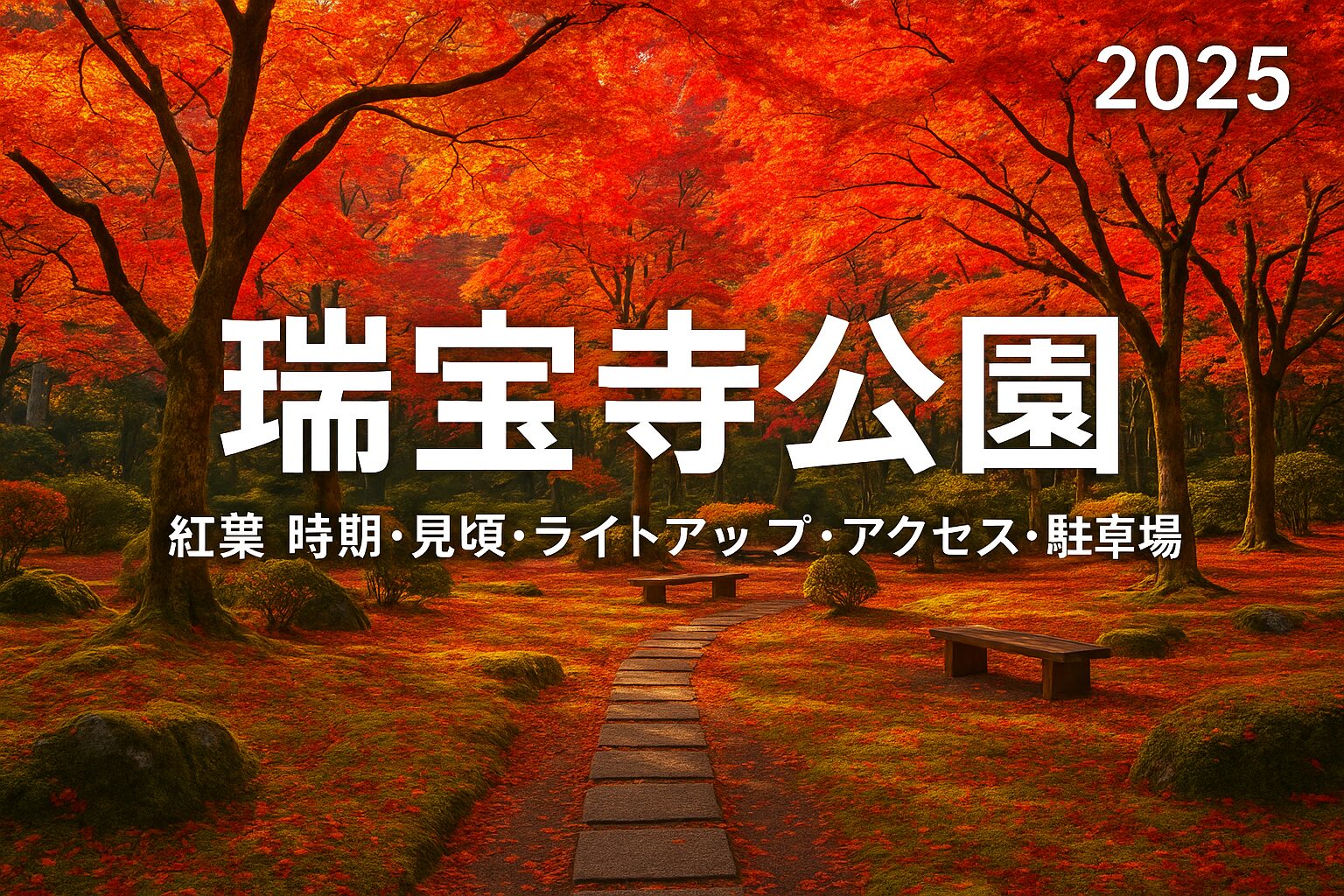 【2025年最新版】瑞宝寺公園の紅葉見頃・ライトアップ・アクセス完全ガイド