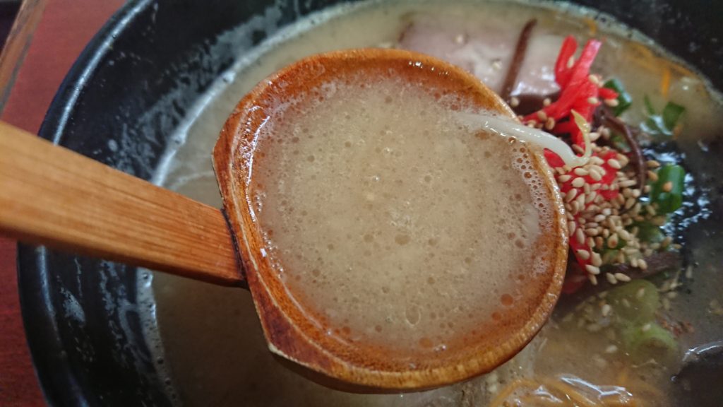 九州長浜ラーメンのスープ